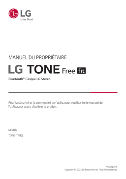 LG TONE-TF8Q Manuel du propriétaire