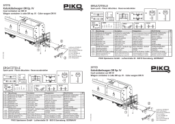 PIKO 37773 DR IV Coal Container Car Manuel utilisateur