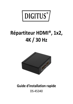 Digitus DS-45340 DIGITUS Guide de démarrage rapide
