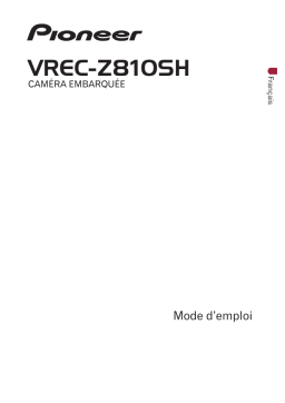 Pioneer VREC-Z810SH Manuel utilisateur