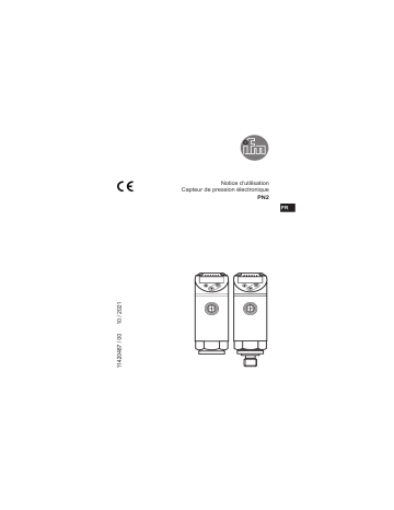 PN2096 | PN2092 | PN2014 | PN2160 | PN2099 | PN2597 | IFM PN2098 Pressure sensor Mode d'emploi | Fixfr