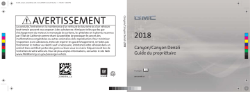 GMC Canyon 2018 Mode d'emploi | Fixfr