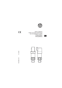 IFM PU5704 Pressure transmitter Mode d'emploi