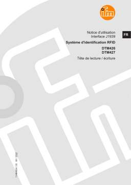 IFM DTM426 RFID read/write head Mode d'emploi