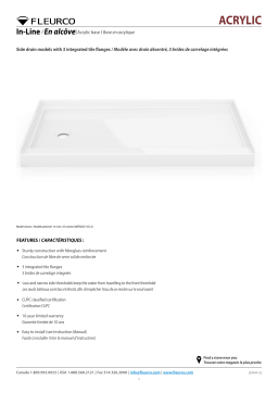 Fleurco ABT In-Line Side Drain Base spécification