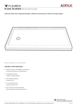 Fleurco ABF-B In-Line Side Drain Base spécification