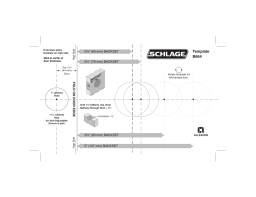 Schlage B664 Manuel utilisateur