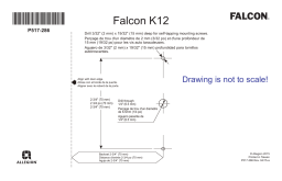 Falcon K12 Lock Manuel utilisateur
