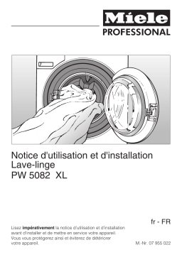 Miele PW 5082 XL Lave-linge Mode d'emploi