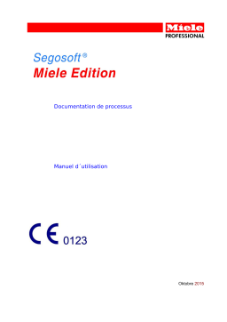 Miele APS 101 Sego Segosoft Mode d'emploi