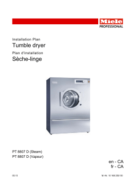 Miele PT 8807 Vented dryer Manuel utilisateur