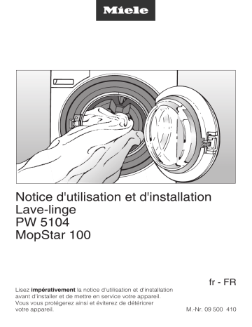 Miele PW 5104 Mop Star 100 Lave-linge Mode d'emploi | Fixfr