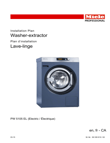 Miele PW 5105 Vario Washing machine Manuel utilisateur | Fixfr