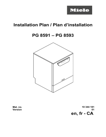 Miele PG 8592 Washer-disinfector Manuel utilisateur | Fixfr