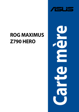 Asus ROG MAXIMUS Z790 HERO Motherboard Manuel utilisateur