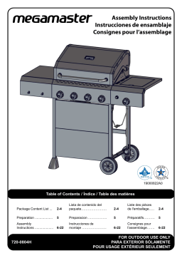 Nexgrill 720-0804H grill Manuel utilisateur