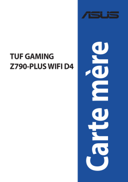 Asus TUF GAMING Z790-PLUS WIFI D4 Motherboard Manuel utilisateur
