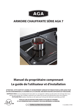 AGA 7 SERIES HOTCUPBOARD WITH INDUCTION [CAN-FR] Manuel du propriétaire
