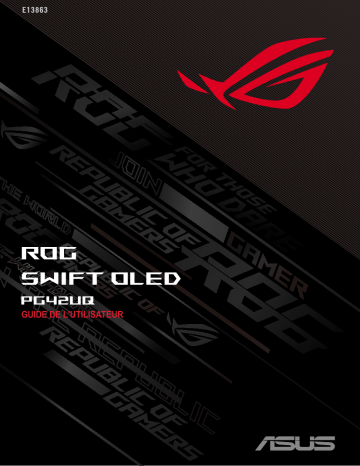 Asus ROG Swift OLED PG42UQ Aura Sync accessory Mode d'emploi | Fixfr