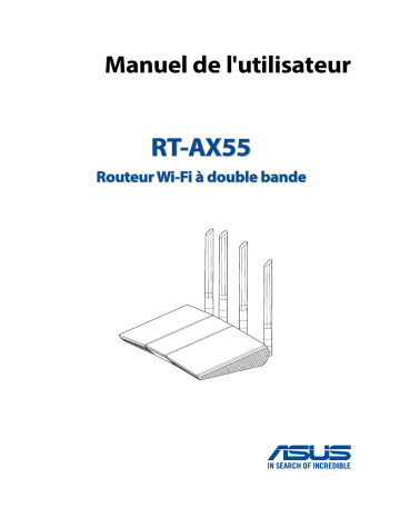 Asus RT-AX55 4G LTE / 3G Router Manuel du propriétaire | Fixfr