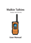 Manuel d'utilisation AWANFI Talkie Walkies + Assistance IA