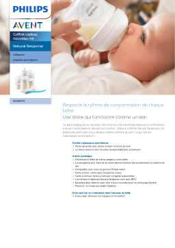 Avent SCD837/12 Avent Coffret cadeau nouveau-né Natural Manuel utilisateur