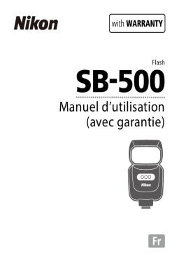 Nikon SB-500 Manuel utilisateur