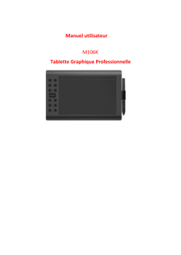 GAOMON M106K-10 x 6 Pouces Tablette Graphique Professionnelle Manuel utilisateur