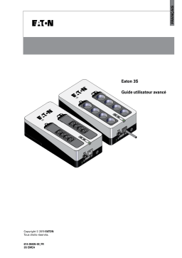 Eaton Onduleur Parafoudre 3S 700 FR Manuel utilisateur