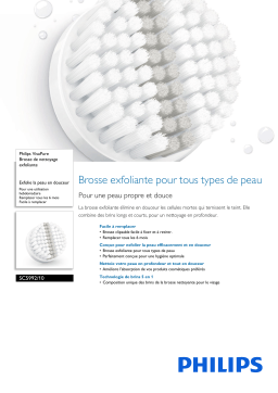 Philips SC5992/10 VisaPure Brosse de nettoyage exfoliante Manuel utilisateur