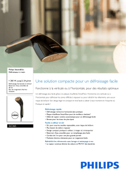 Philips GC365/80R1 Steam&Go Défroisseur à main Manuel utilisateur