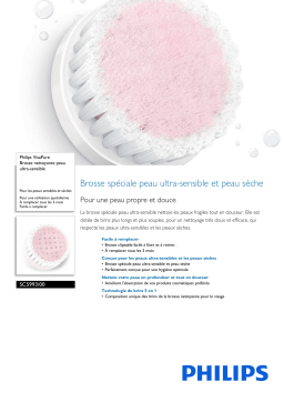 Philips SC5993/00 VisaPure Brosse nettoyante peau ultra-sensible Manuel utilisateur