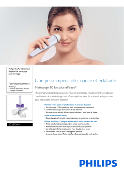 Philips SC5275/14 VisaPure Essential Appareil de nettoyage pour le visage Manuel utilisateur
