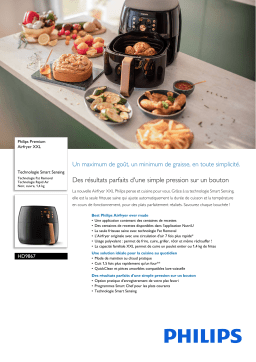 Philips HD9867/90R1 Premium Airfryer XXL Manuel utilisateur