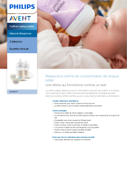 Avent SCD837/11 Avent Coffret cadeau nouveau-né Natural Manuel utilisateur