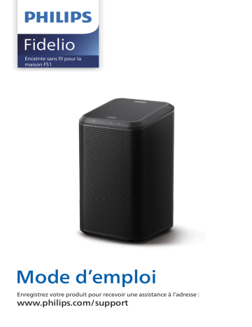 Philips TAFS1/10 Fidelio Enceinte sans fil Manuel utilisateur | Fixfr