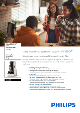 Philips CSA230/00R1 SENSEO® Select Machine à café à dosettes Manuel utilisateur