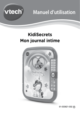 VTech - KidiSecrets Manuel utilisateur