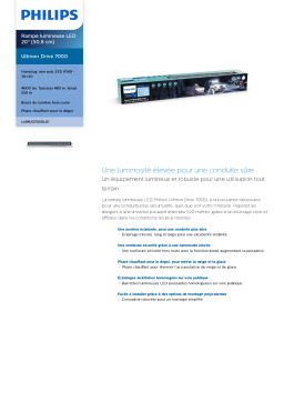 Philips LUMUD7050LX1/10 Ultinon Drive 7000 Rampe lumineuse LED 20" (50,8 cm) Manuel utilisateur