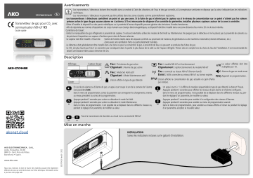 AKO AKO-575744NR V3 Transmitter Manuel utilisateur | Fixfr