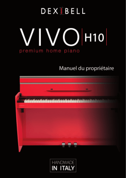 Dexibell VIVO H10 Home Piano Manuel du propriétaire