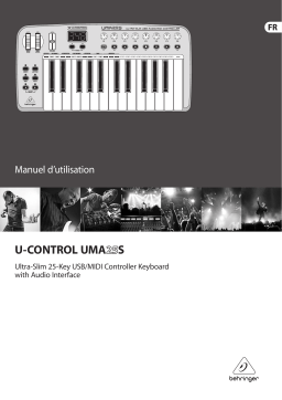 Behringer UMA25S MIDI Equipment Manuel du propriétaire