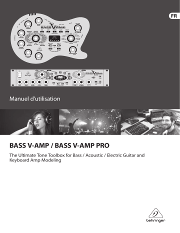 Bass V-Amp Pro | Behringer BASS V-AMP Guitar and Bass Manuel du propriétaire | Fixfr