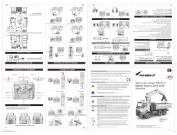 Amewi 22568 Mercedes-Benz Arocs Lizenz Kranwagen Manuel du propriétaire