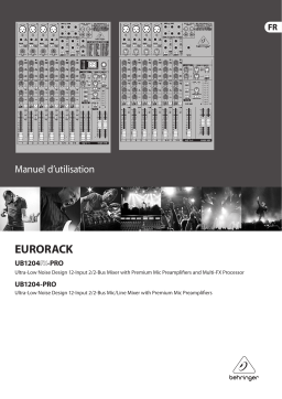 Behringer UB1204-PRO Mixer Manuel du propriétaire