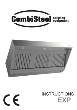 CombiSteel 7333.1100 1100 Wall-mounted Hood Complete Manuel utilisateur