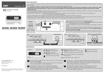 AKO AKO-575xxx V3 Gas transmitter Manuel utilisateur | Fixfr