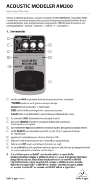 Behringer AM300 Guitar and Bass Manuel du propriétaire