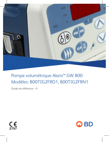 BD Pompe volumétrique Alaris™ GW 800 Manuel utilisateur | Fixfr