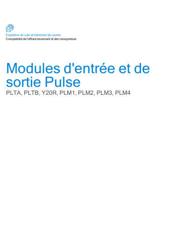 Pitney Bowes DI875, DI880 Système d'insertion DI875, DI880 Serie Inserter Une information important | Fixfr